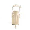 Pleaser - ADORE709 Sandale à bride à la cheville, Pole dance chaussures - Chaussures de pole dance - Crème Product image